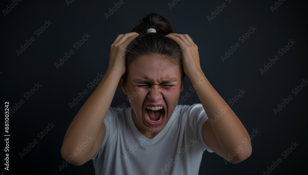 Woman in Extreme Distress Woman in Extreme Distress