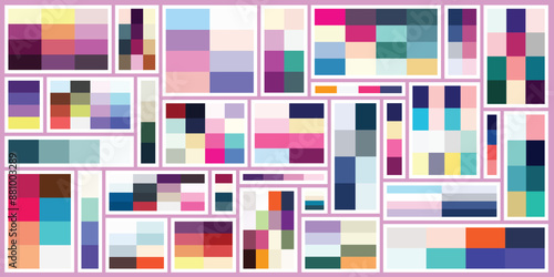 Collection of Wedding colour pallet