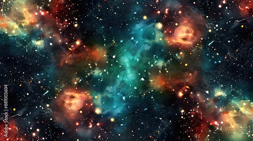 Galaxy pattern wallpaper