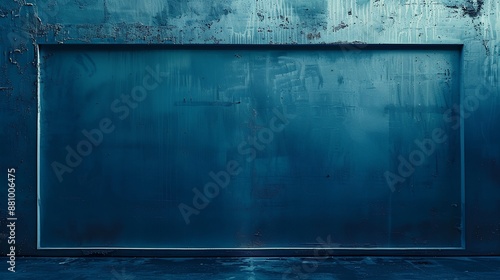 a blue wall