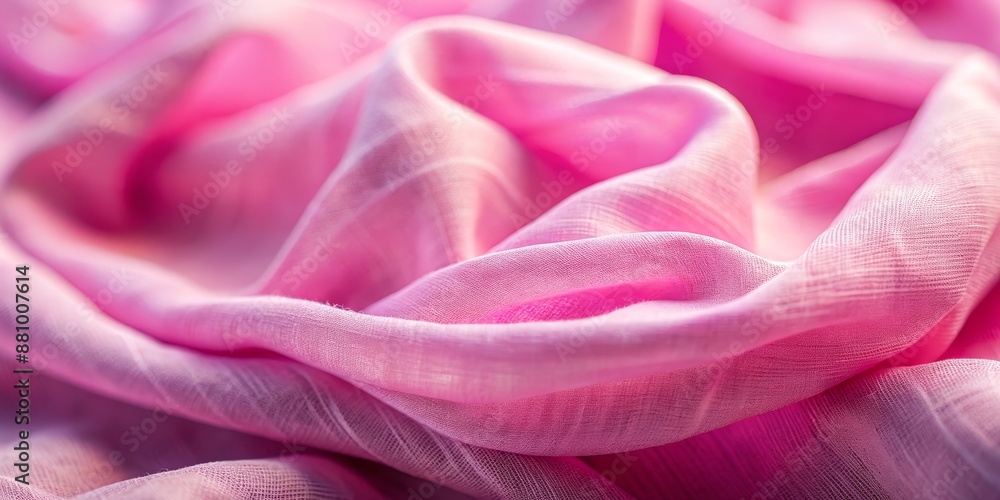 Delicate Pink Fabric Texture Close-Up of Soft, Wrinkled Sheer Material, fabric, texture, pink, sheer, Delicate Pink Fabric Texture Close-Up of Soft, Wrinkled Sheer Material, fabric, texture, pink, sheer,