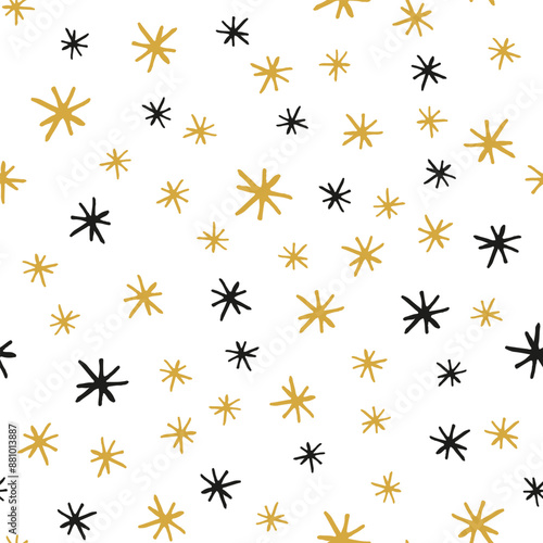Seamless pattern with stars...