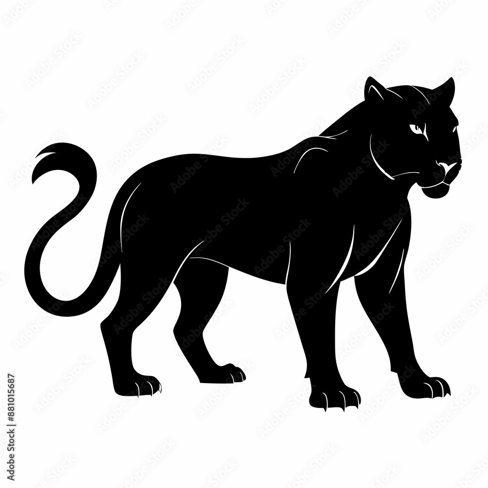 Panther Black silhouette Panther Black silhouette