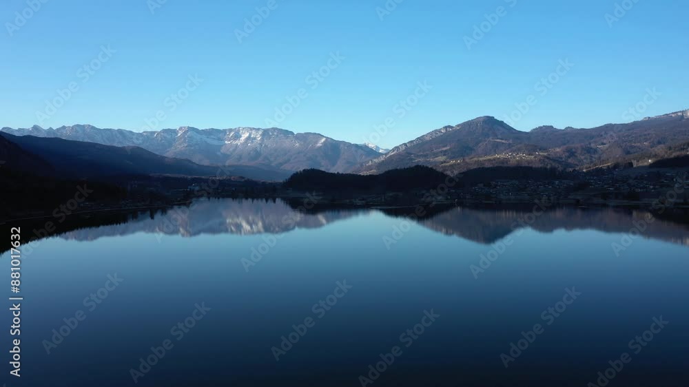 View of famous Hallstatt mountain village in the Austrian Alps. Hallstatt village on Hallstatter lake in Austrian Alps.