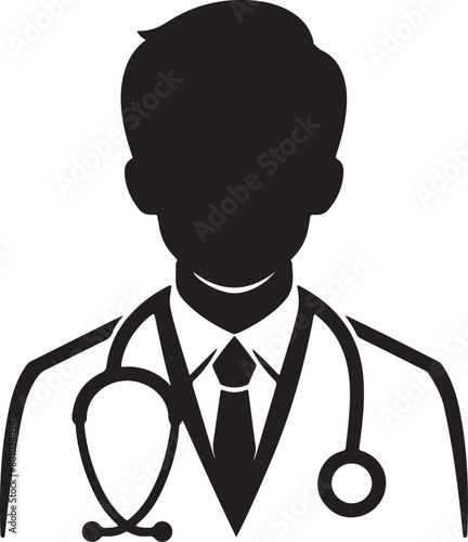 illustration of a person with doctor