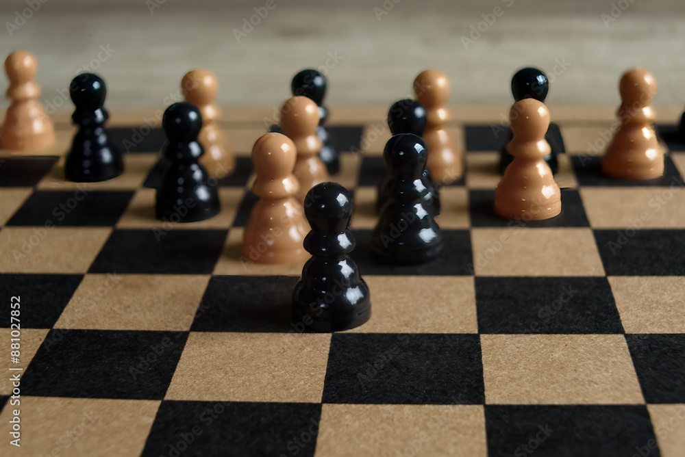 photograph of a chess game photograph of a chess game