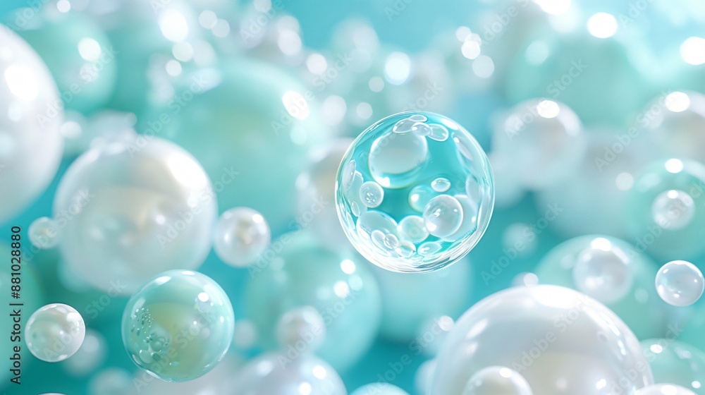 Ethereal Floating Bubbles in Soft Pastel Colors Ethereal Floating Bubbles in Soft Pastel Colors