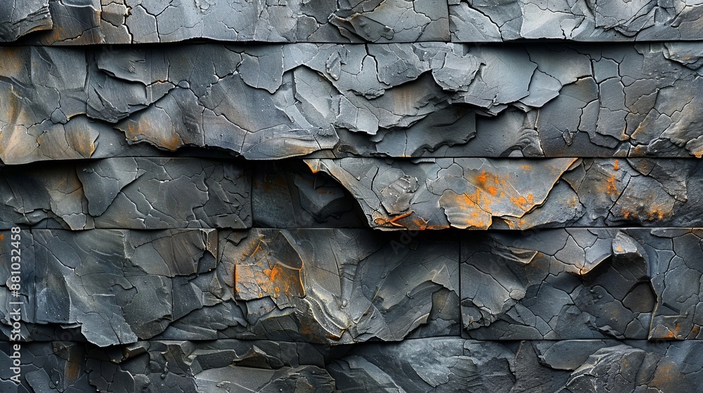 A long panorama banner with an anthracite stone concrete texture background A long panorama banner with an anthracite stone concrete texture background