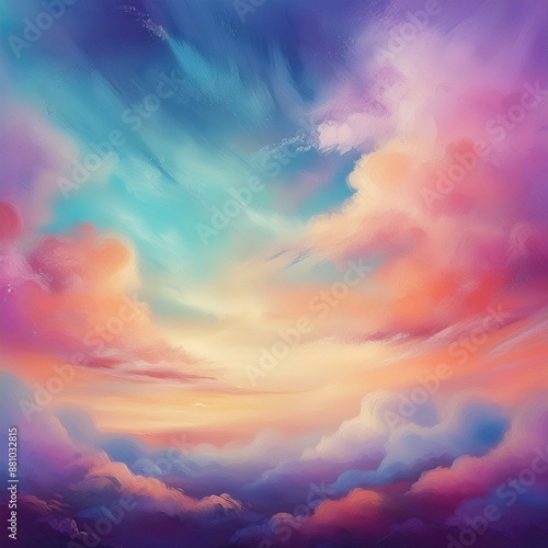 fantasy blurred cloudy sky with gradient color and grunge texture when zoom 100 nature abstract background  © bump alpha