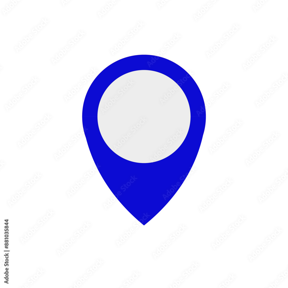 blue map pointer