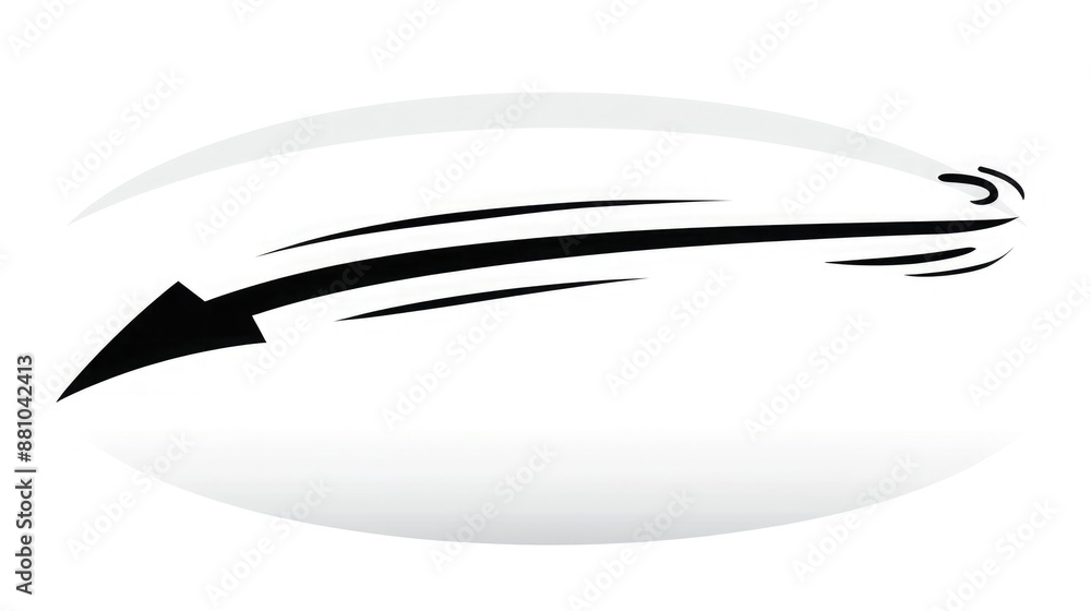 Simple and raw arrow drawn with a black marker, featuring bold lines and imperfect look, top view. Handrawn arrow with black marker Simple and raw arrow drawn with a black marker, featuring bold lines and imperfect look, top view. Handrawn arrow with black marker