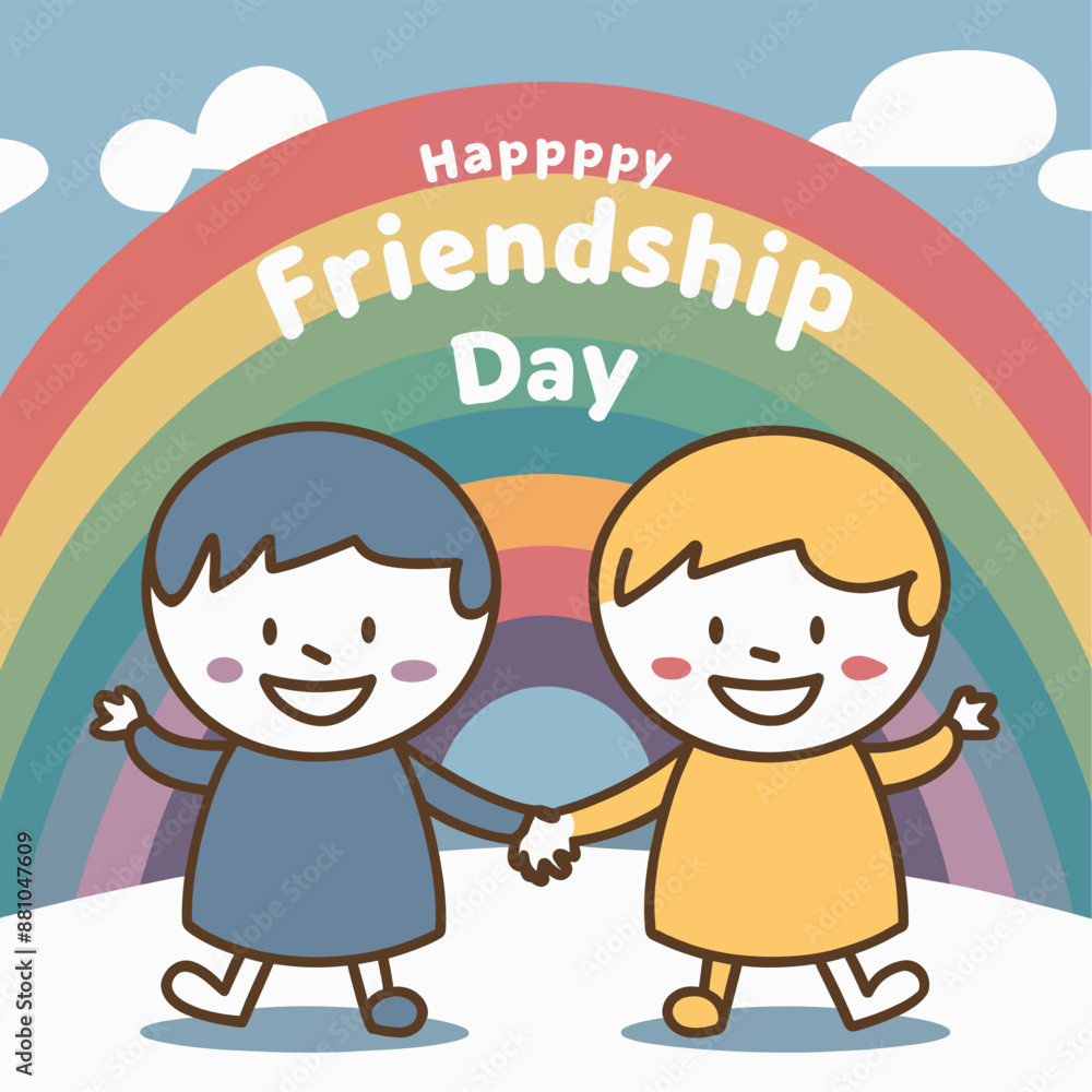 Friendship Day - Illustration Vector Artwork Friendship Day - Illustration Vector Artwork