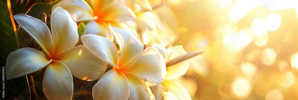 plumeria flowers background summer vibes banner plumeria flowers background summer vibes banner