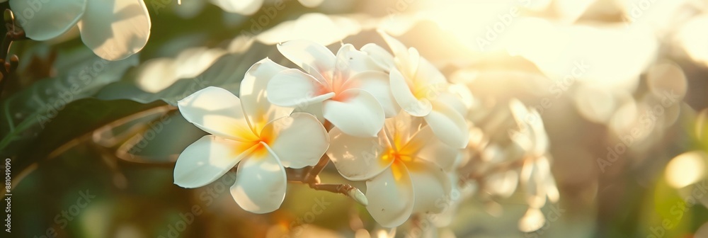 plumeria flowers background summer vibes banner plumeria flowers background summer vibes banner