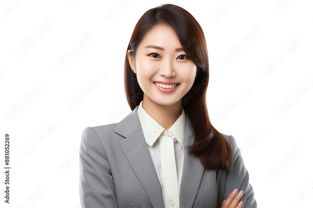 Asian woman businesswoman smiling on transparent background. World of work. Asian country. Asian women. Recruitment. Job offer. Image for graphic designer. China. Japan. Asian woman businesswoman smiling on transparent background. World of work. Asian country. Asian women. Recruitment. Job offer. Image for graphic designer. China. Japan.