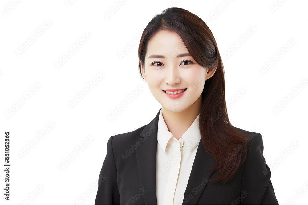 Asian woman businesswoman smiling on transparent background. World of work. Asian country. Asian women. Recruitment. Job offer. Image for graphic designer. China. Japan. Asian woman businesswoman smiling on transparent background. World of work. Asian country. Asian women. Recruitment. Job offer. Image for graphic designer. China. Japan.