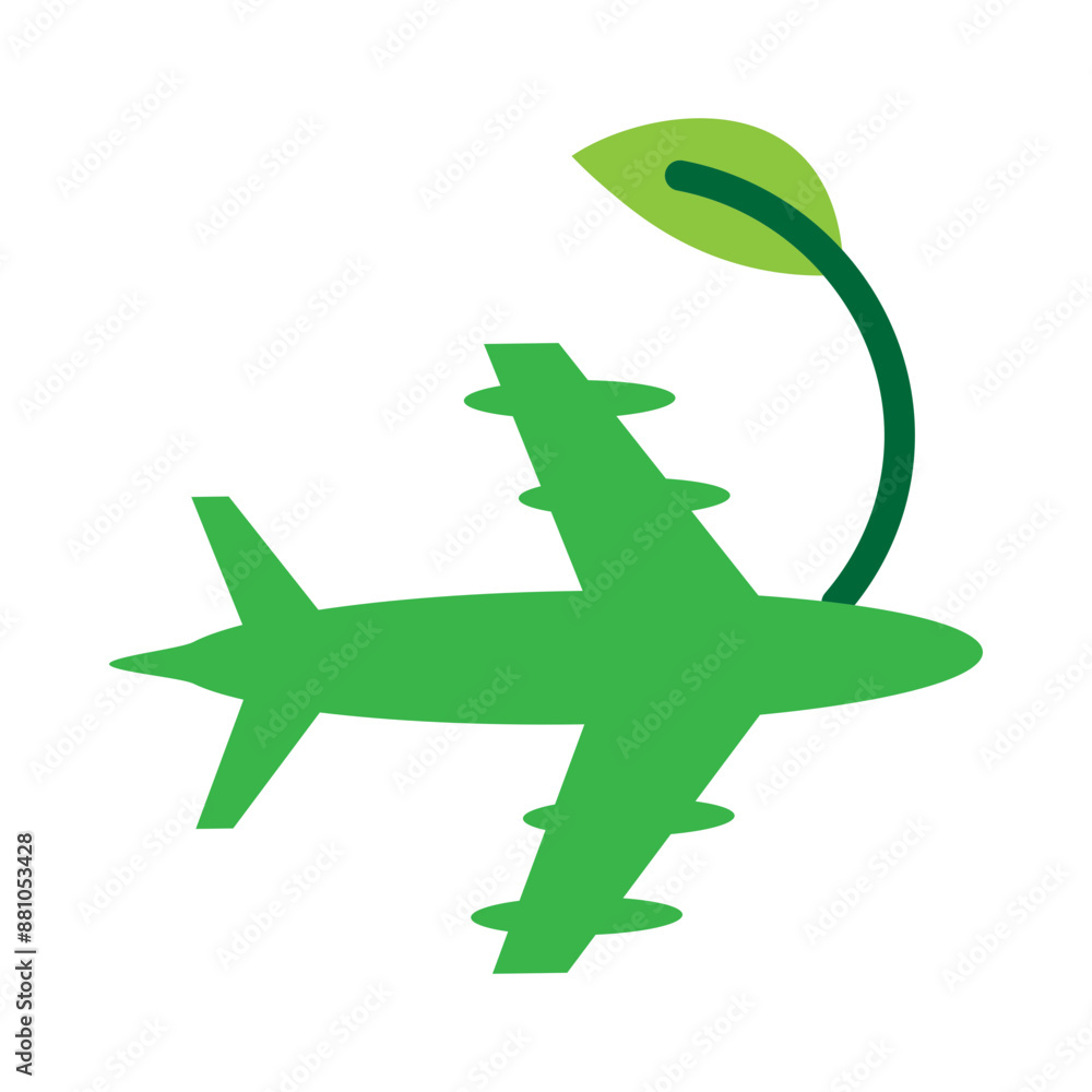 Sustainable Travel Vector Flat Icon Design Sustainable Travel Vector Flat Icon Design