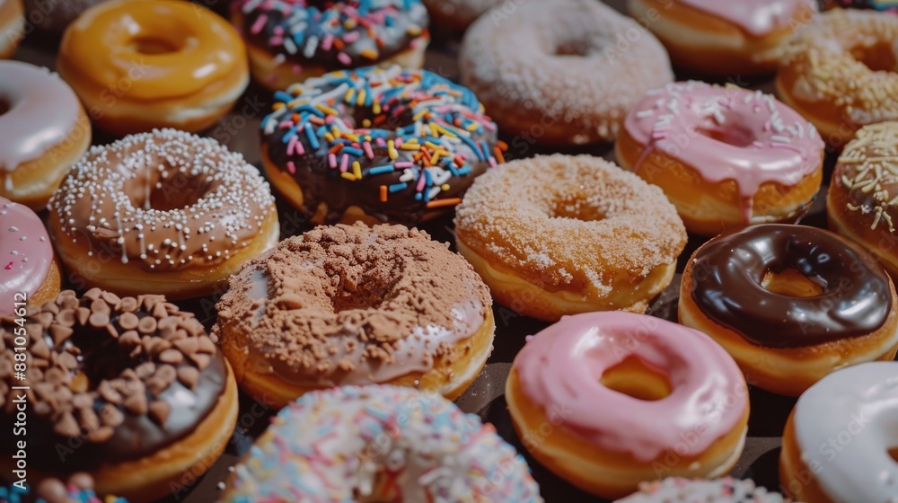 Variety of Handcrafted Donuts