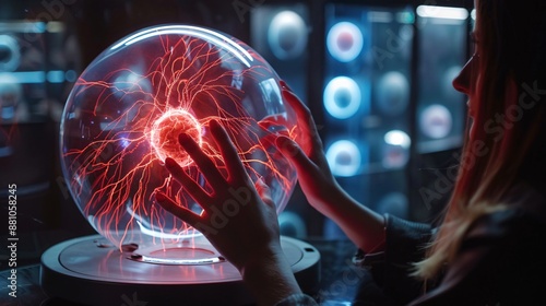 Exploring the Wonders of a Plasma Globe in a Science Museum