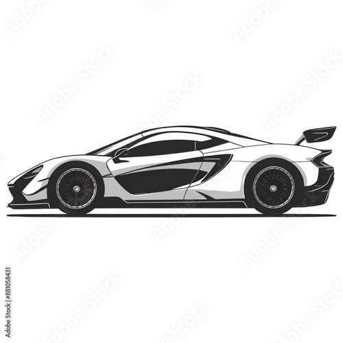 A supercar vector