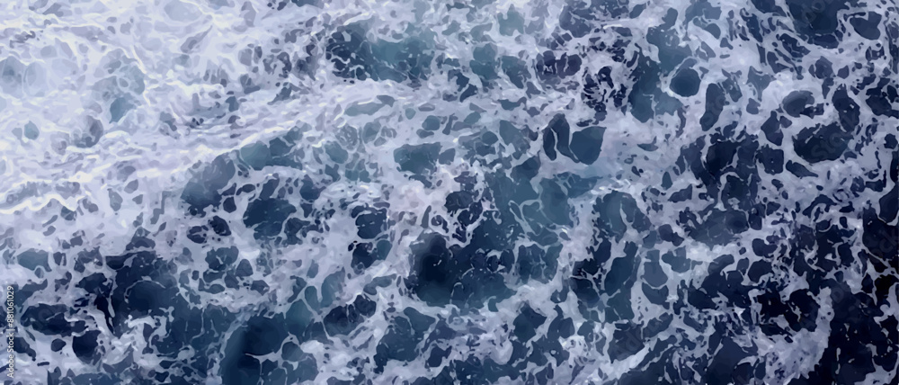Fototapeta premium Water at storm