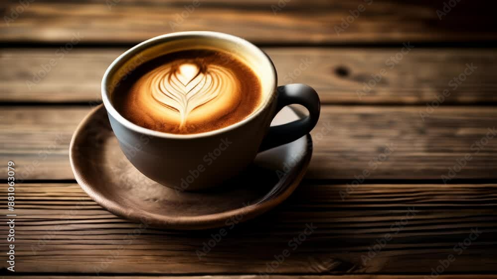 A moment of tranquility with a perfectly crafted coffee A moment of tranquility with a perfectly crafted coffee