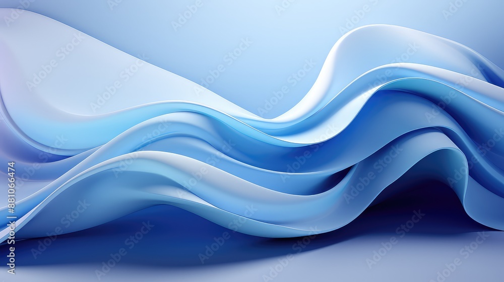 abstract blue background with smooth wavy lines abstract blue background with smooth wavy lines