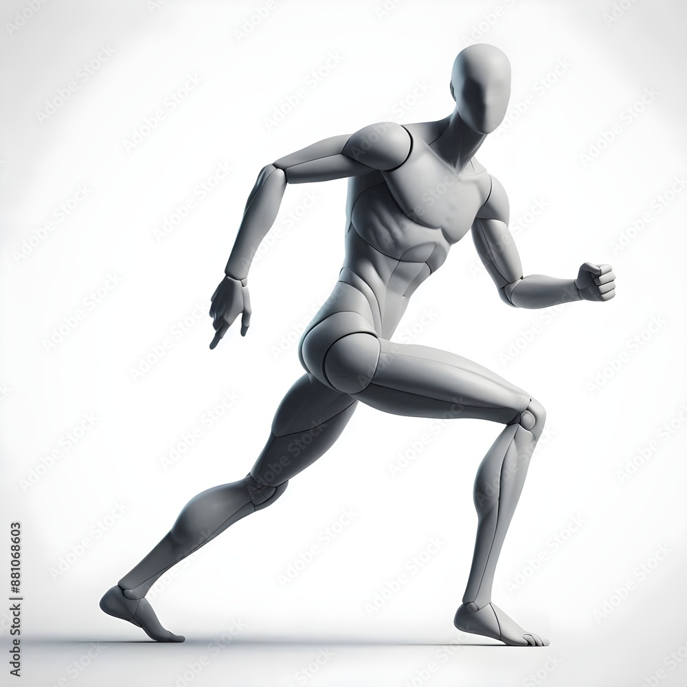The Running Manikin. The Running Manikin.