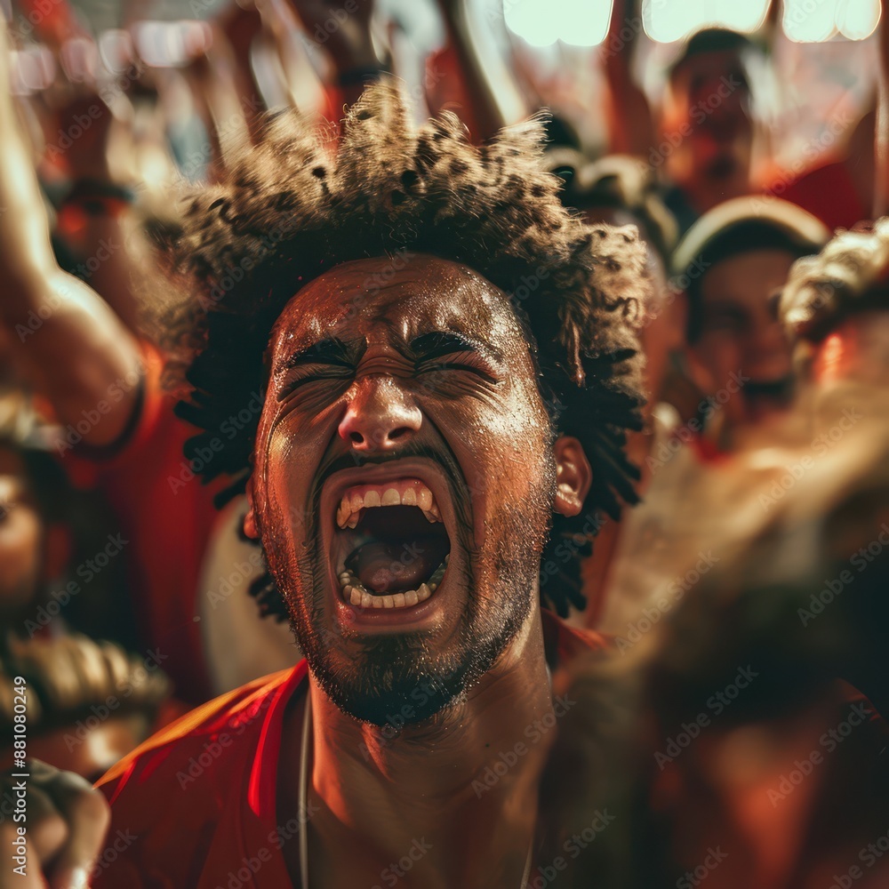 a man with his mouth open in front of a crowd a man with his mouth open in front of a crowd