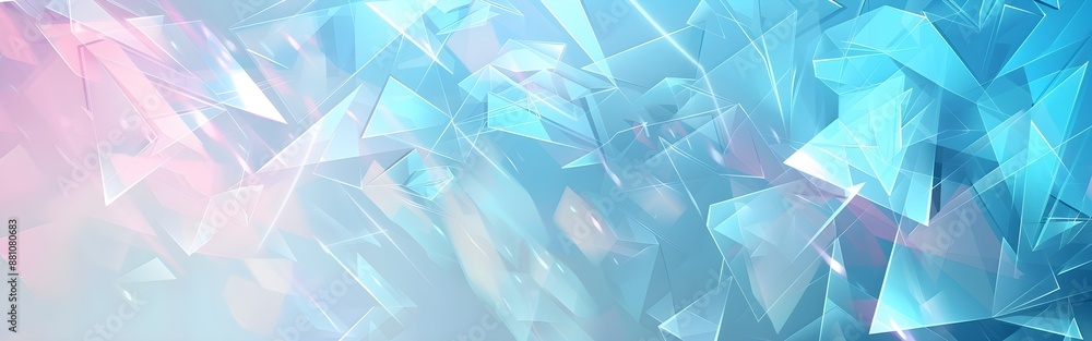 Obraz premium Luminous Fragments Geometric