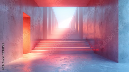  Red light steps or Stairway to red light hall