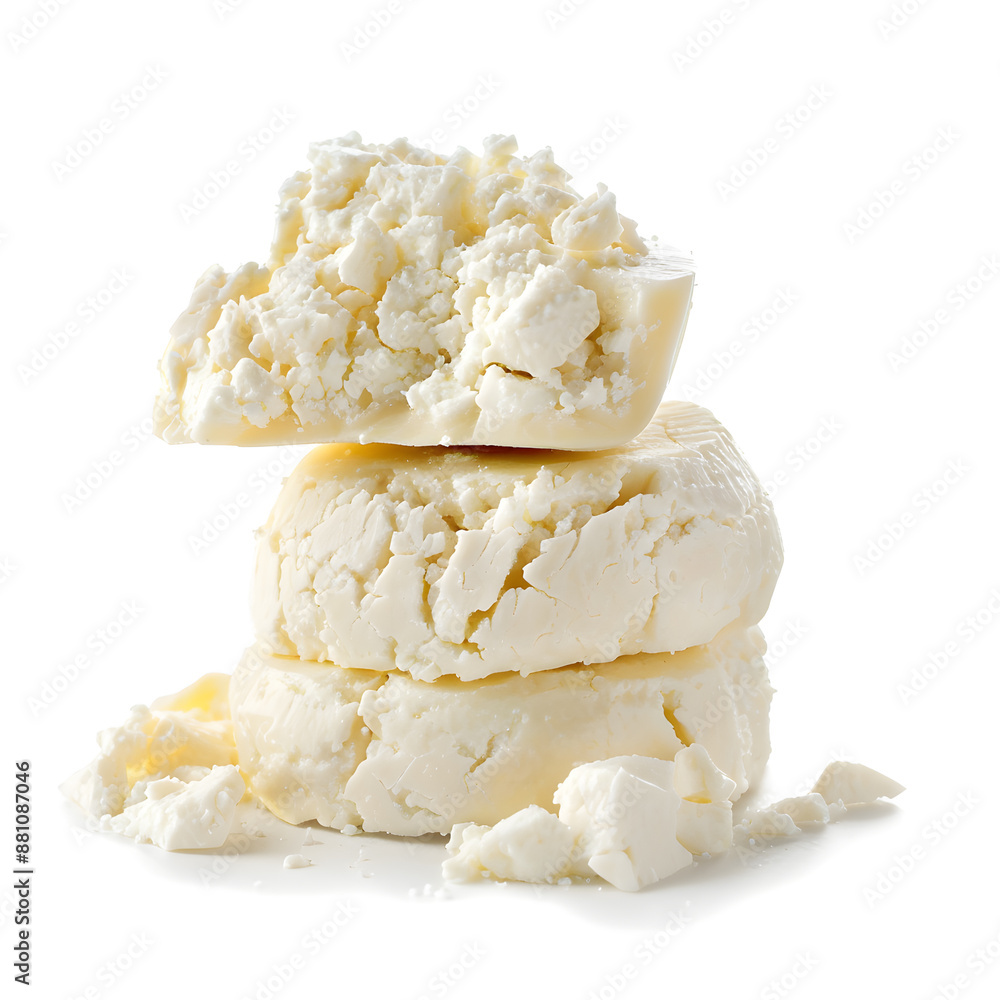 Cotija Cheese isolated on white background
Cotija Cheese isolated on white background