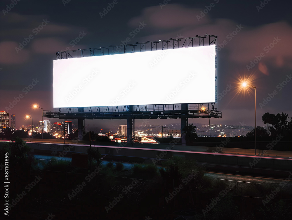 Obraz premium billboard at night