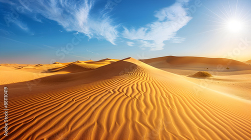 The Majestic Dune: A Symphony of Shadows and Light in the Endless Desert