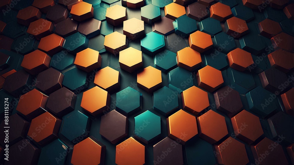 honey comb illustration in solid colors honey comb illustration in solid colors