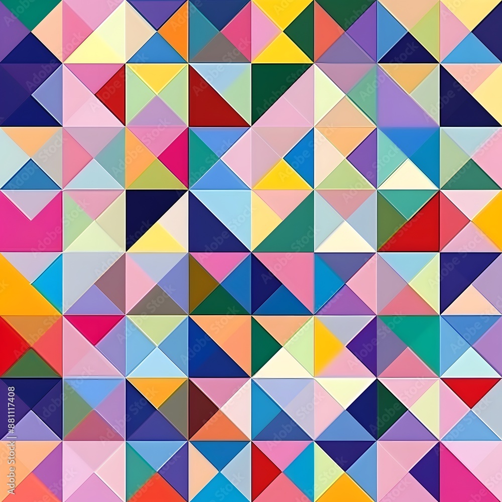 Colorful geometric pattern
Colorful geometric pattern