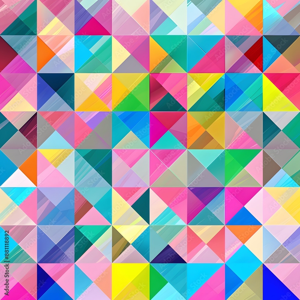 Colorful geometric pattern
Colorful geometric pattern