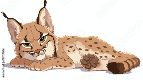 Cheetah Resting in the Grass vector