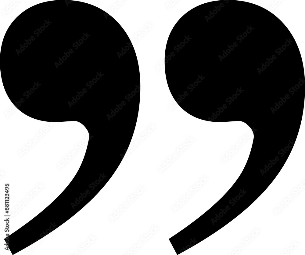 Fototapeta premium Quotes icon. Flat and simple quotation icon sign