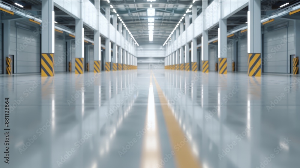 Fototapeta premium High-tech production site, self-sufficient manufacturing facility, high-resolution photo, realistic photo, cinematography, hyper realistic