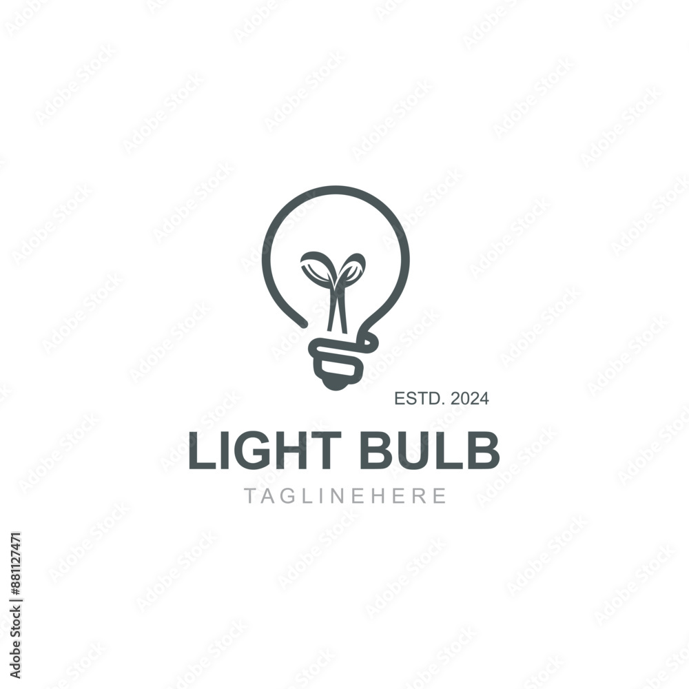 Light bulb creative lamp logo icon and business design bulb digital technology smart idea template Light bulb creative lamp logo icon and business design bulb digital technology smart idea template