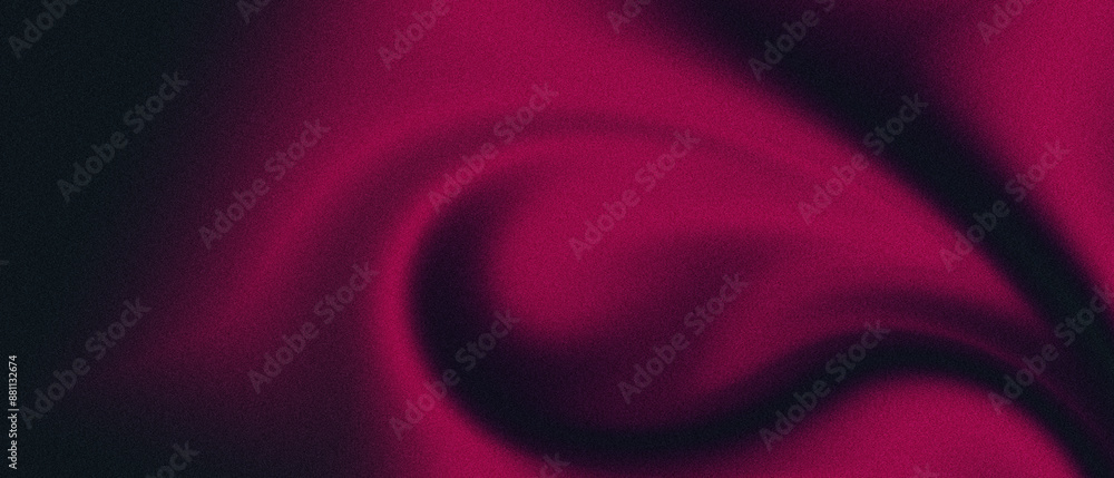 Abstract Noisy Mulberry Colored Grainy Gradient Background Blurred Defocused Noise Texture Template For Banner, Poster, Wallpaper, Backdrop, Presentation