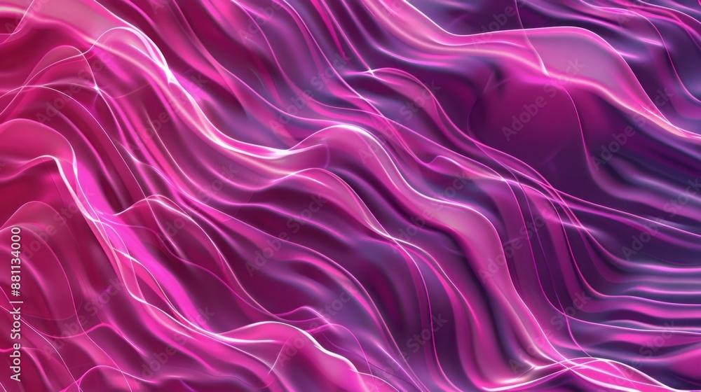 Fototapeta premium Abstract Pink and Purple Waves