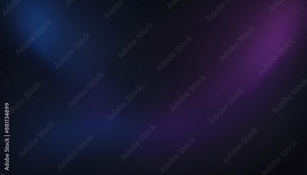 Obraz premium Dark blue purple glowing grainy gradient background black noise texture poster header banner design,illustration created with generative ai.
