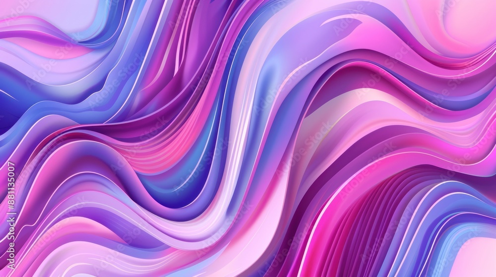 Abstract Swirls in Purple and Blue Hues Abstract Swirls in Purple and Blue Hues
