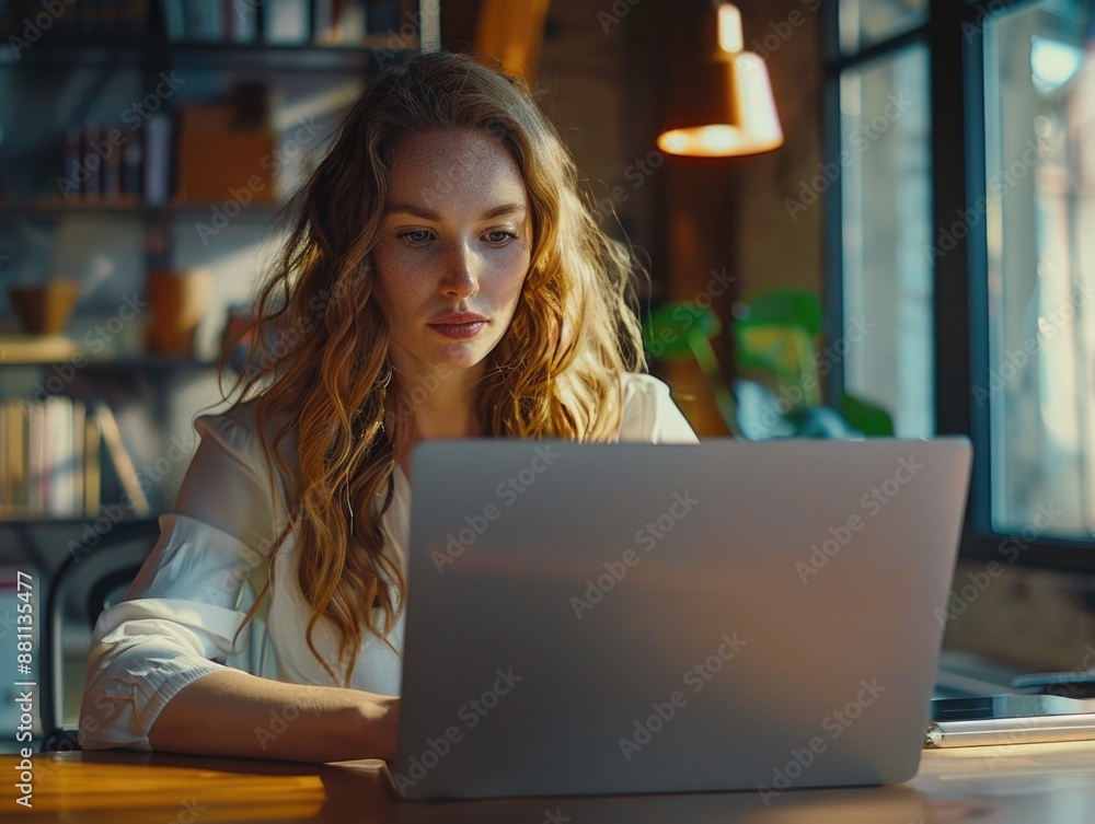 A person working on their computer A person working on their computer
