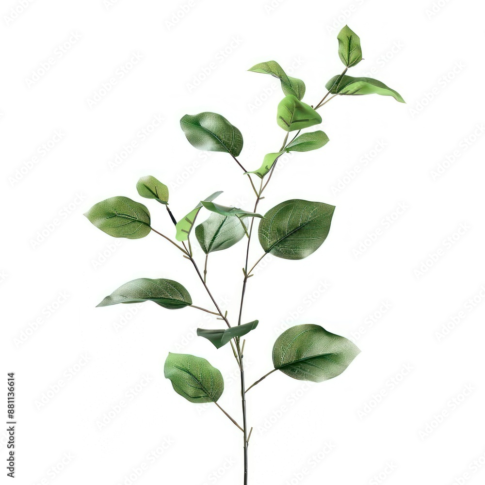 Green Branch with Leaves Green Branch with Leaves