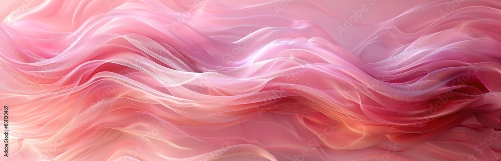 Abstract Pink Fabric Swirls Abstract Pink Fabric Swirls