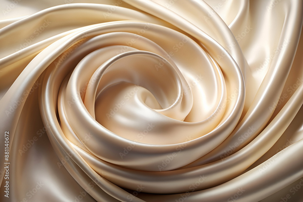 A piece of fabric with a swirl pattern. The fabric is white and has a soft texture. The swirl pattern is intricate and creates a sense of movement and flow. The image evokes a feeling of elegance A piece of fabric with a swirl pattern. The fabric is white and has a soft texture. The swirl pattern is intricate and creates a sense of movement and flow. The image evokes a feeling of elegance