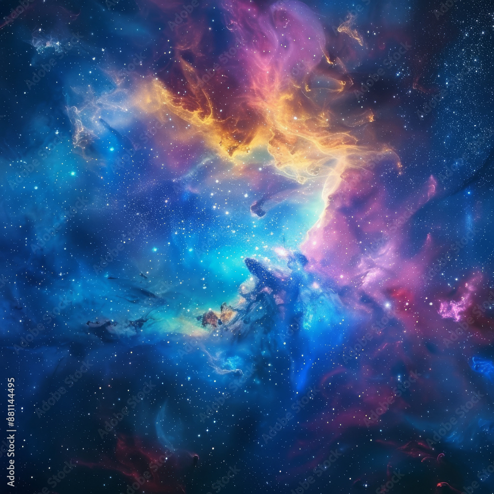Vivid cosmic nebula cloud in space. Starry night sky of the universe. Astronomy science backdrop with supernova. Vivid cosmic nebula cloud in space. Starry night sky of the universe. Astronomy science backdrop with supernova.
